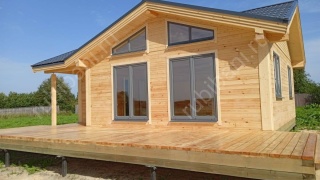 Баня из бруса 9×10 (Б-156), 72 м²