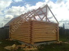 Дом 6×5 м в чашу, 30 м²