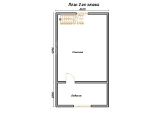Баня из бруса 6×6 (Б-106), 84 м²