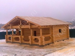 Баня с летней террасой 30 м²