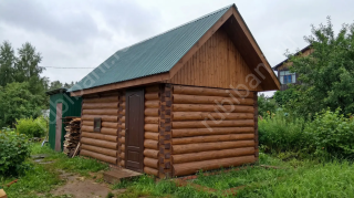 Баня 3 на 5 с туалетом 15 м²