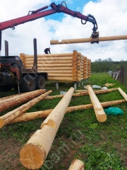 Баня 6×6 с террасой, 48 м²