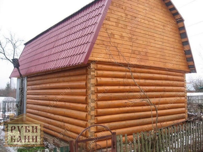 Дом-баня 6×6 м