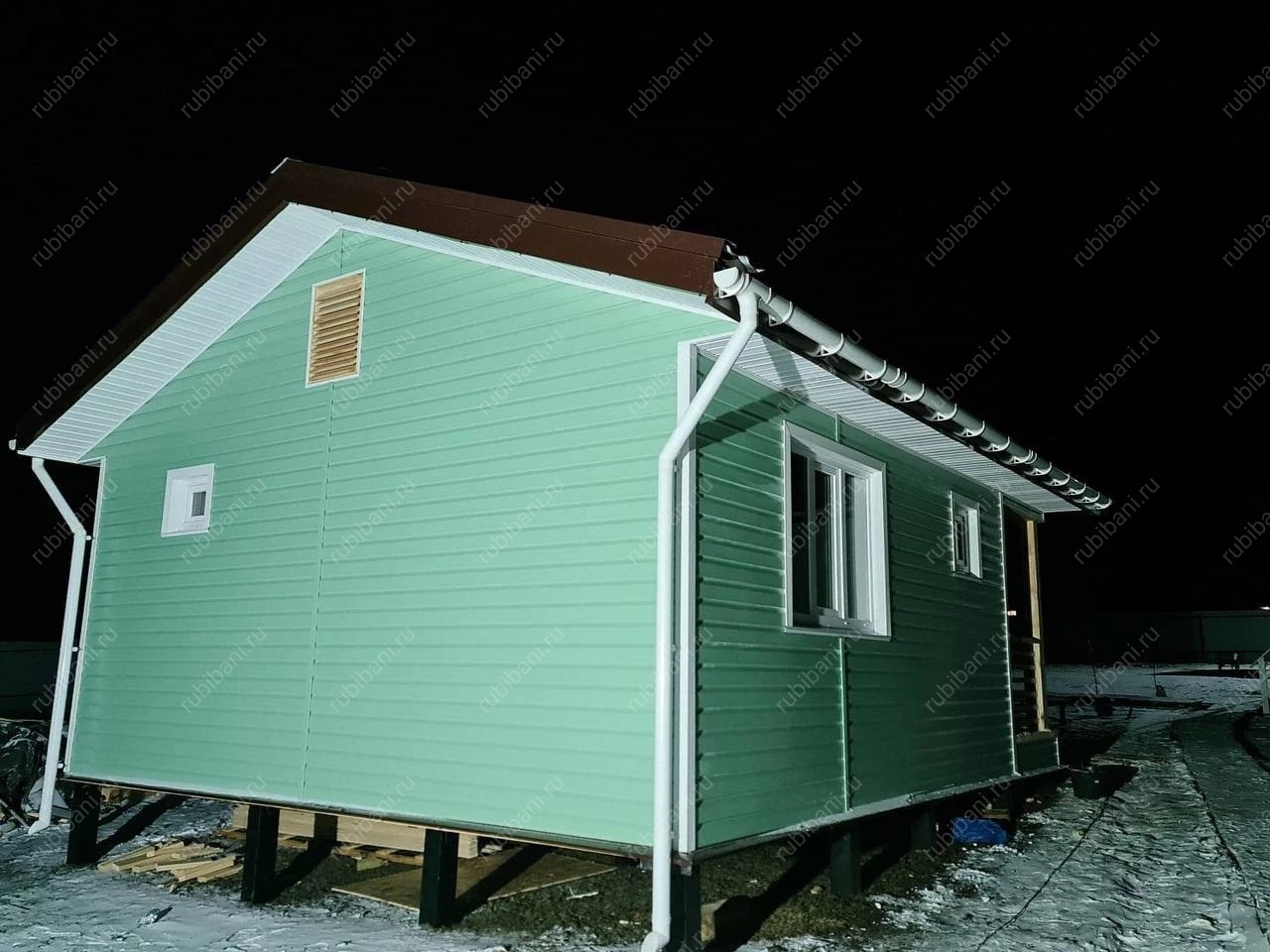 Баня из бруса 6х8 Проект Б-81 — фото 5 Баня из бруса 6х8 Проект Б-81 — фото 5