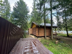 Баня 6×6 с террасой, 48 м²