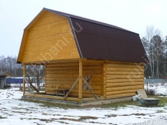 Дом 4×6 м в лапу, 24 м²